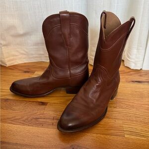 Tecovas Brown Leather Western Cowboy Boots Like-New US Men’s Size 11.5D